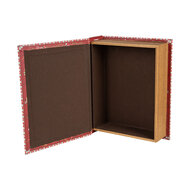 Clayre & Eef | Opbergdoos Rood Wit (3) 27x22x7 / 22x17x6 / 17x12x4 cm | 65755