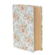 Clayre &amp; Eef   | Doos in boekvorm (3) Wit Groen 29x24x7/25x20x6/22x16x5 cm | 66021