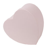 Clayre & Eef | Doos hartvorm (3) Roze 21x20x9/18x17x7/15x14x6 cm | 66025