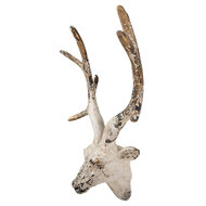 Clayre & Eef | Wanddecoratie Hert Beige Bruin 33x14x43 cm | 6MG0057