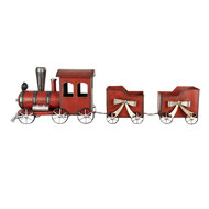Clayre & Eef | Decoratie Trein Rood 94x18x28 cm | 6Y5632