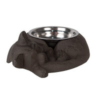 Clayre & Eef | Voerbak Kat Bruin 32x23x10 cm / 325 ml | 6Y5640