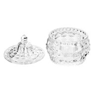 Clayre & Eef | Bonbonniere met deksel Transparant ø 10x11 cm | 6GL5006