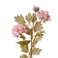 Clayre & Eef | Decoratie tak met bloemen Roze 9x9x68 cm | 6PL0328P