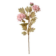 Clayre & Eef | Decoratie tak met bloemen Roze 9x9x68 cm | 6PL0328P