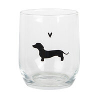 Clayre & Eef | Waterglas Trasparant ø 8x9 cm / 300 ml | PWSGL0004