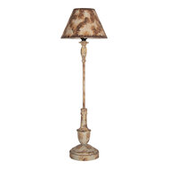 Clayre & Eef | Tafellamp Beige Bruiin ø 22x71 cm E27/max 1x60W | 5LMC0043