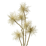 Clayre & Eef | Decoratie tak met bloemen Wit 10x8x80 cm | 5PL0109W
