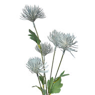 Clayre & Eef | Decoratie tak met bloemen Blauw Groen 16x9x70 cm | 5PL0124BL