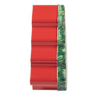 Clayre & Eef | Blikken Bewaardoos Groen Rood 15x18x7 cm | 6BL0154