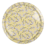 Clayre & Eef | Decoratief Dienblad Geel ø 32x2 cm | 6BL0180