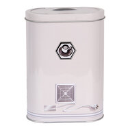Clayre & Eef | Blikken Bewaardoos Grijs 14x8x19 cm | 6BL0188