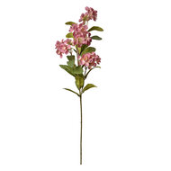Clayre & Eef | Decoratie tak met bloemen Roze Groen 17x14x70 cm | 6PL0344P