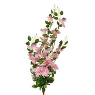 Clayre & Eef | Decoratie tak met bloemen Roze Groen 25x15x88 cm | 6PL0345LP