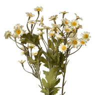 Clayre & Eef | Decoratie tak met bloemen Wit Groen 23x17x60 cm | 6PL0348W