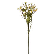 Clayre & Eef | Decoratie tak met bloemen Wit Groen 23x17x60 cm | 6PL0348W