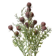 Clayre & Eef | Decoratie tak met bloemen Paars Groen 16x16x47 cm | 6PL0349PA