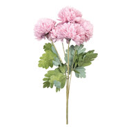 Clayre & Eef | Decoratie tak met bloemen Roze Groen 22x14x43 cm | 6PL0362LP