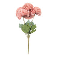 Clayre & Eef | Decoratie tak met bloemen Roze Groen 22x14x43 cm | 6PL0362P