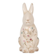 Clayre & Eef | Decoratie Beeld Konijn Beige Roze 16x12x28 cm | 6CE1958L