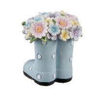 Clayre & Eef | Decoratie Laars Blauw 10x10x12 cm | 6PR5180