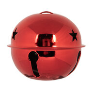 Clayre & Eef | Bel Decoratief Rood ø 14x12 cm | 6Y5726L