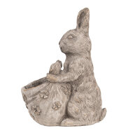Clayre & Eef | Bloempot Binnen Grijs 20x24x31 cm | 6TE0559