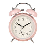 Clayre & Eef | Wekker Analoog Roze 12x6x17 cm / 1xAA | 6AC0031P