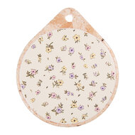 Clayre & Eef | Pannenonderzetter Beige Oranje 20x23x1 cm | 6CE2060