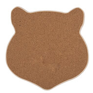 Clayre & Eef | Pannenonderzetter Bruin 20x20x1 cm | 6CE2065