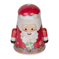 Clayre & Eef | Blikken Bewaardoos Rood Wit 12x10x15 cm | 6BL0137