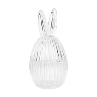 Clayre & Eef | Voorraadpot Deksel Transparant ø 9x17 cm | 6GL4917