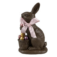 Clayre & Eef | Decoratie Beeld Konijn Bruin 13x9x22 cm | 6PR5184