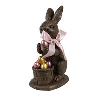 Clayre & Eef | Decoratie Beeld Konijn Bruin 13x9x22 cm | 6PR5184