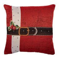 Clayre & Eef | Kussenhoes Rood Wit 44x44 cm | KT021.382