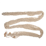 Clayre &amp; Eef   | Decoratie visnet Beige 200x400 cm | 66072