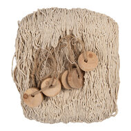 Clayre &amp; Eef   | Decoratie visnet Beige 200x400 cm | 66072