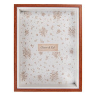 Clayre &amp; Eef   | Fotolijst Bruin 12x4x17 cm / 10x15 cm | 2F1237S