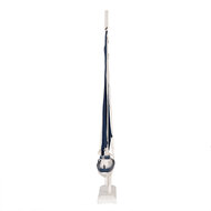 Clayre & Eef | Decoratie Miniatuur Zeilboot Wit Blauw 20x4x37 cm | 66076