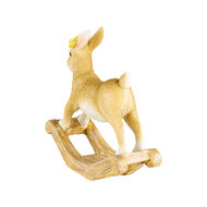 Clayre & Eef | Decoratie Beeld Konijn Bruin 16x5x14 cm | 6PR4410
