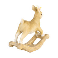 Clayre & Eef | Decoratie Beeld Konijn Bruin 16x5x14 cm | 6PR4410