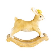 Clayre & Eef | Decoratie Beeld Konijn Bruin 16x5x14 cm | 6PR4410