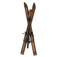 Clayre & Eef | Decoratie ski's (2) + skistokken (2) Bruin 24x10x90 cm | 5H0721