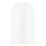 Clayre & Eef | Stolp Transparant Bruin ø 14x34 cm | 6GL5059CH