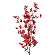 Clayre & Eef | Decoratie tak met bloemen Rood Groen 6x6x110 cm | 5PL0167R