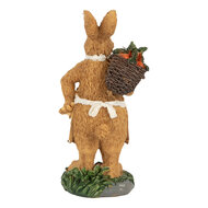 Clayre & Eef | Decoratie Konijn Bruin Wit 5x5x13 cm | 6PR5720