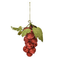 Clayre & Eef | Kerstdecoratie Rood Groen 8x8x14 cm | 66175R