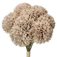 Clayre & Eef | Kunstbloem bos van 8 stuks Grijs Groen 15x15x32 cm | 6PL0395G