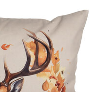 Clayre &amp; Eef   | Kussenhoes Beige Oranje 45x45 cm | KT021.416