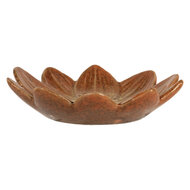 Clayre & Eef | Schaaltje Bloem Oranje Geel ø 14x3 cm | 6CE2157